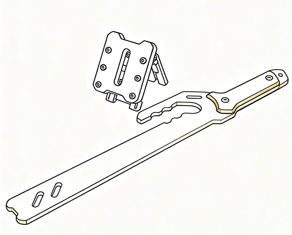 タクティカルジッテ High-Strength Manganese Steel Alloy Tactical