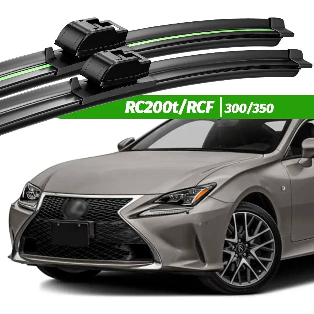 

For Lexus RC200t RCF RC300 RC350 2015-2022 2pcs Front Windshield Wiper Blades 2016 2019 2020 Windscreen Window Accessories