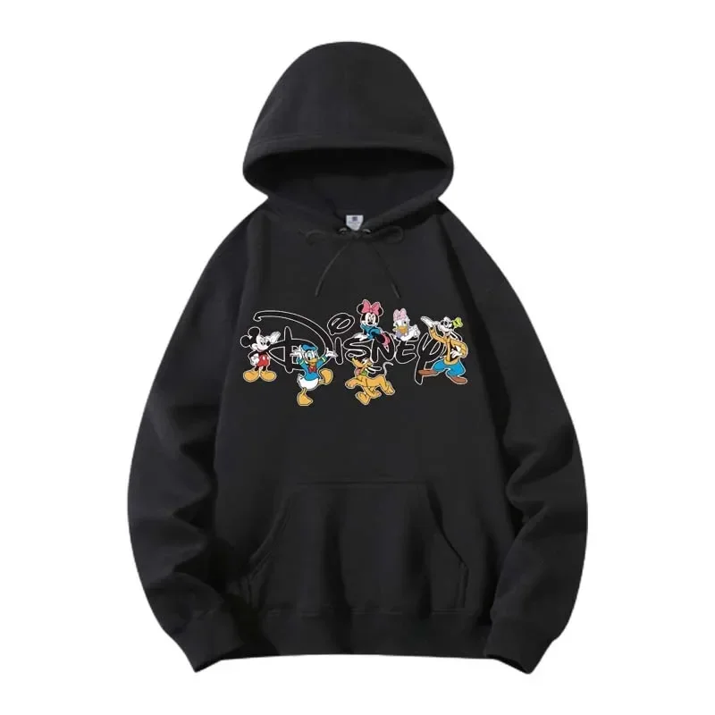 Fashion Disney Mickey Mouse Hoodies Women Cartoon Sweatshirt Hoodie Female Kawaii Clothing Autumn Winter Streetwear Pullover Top