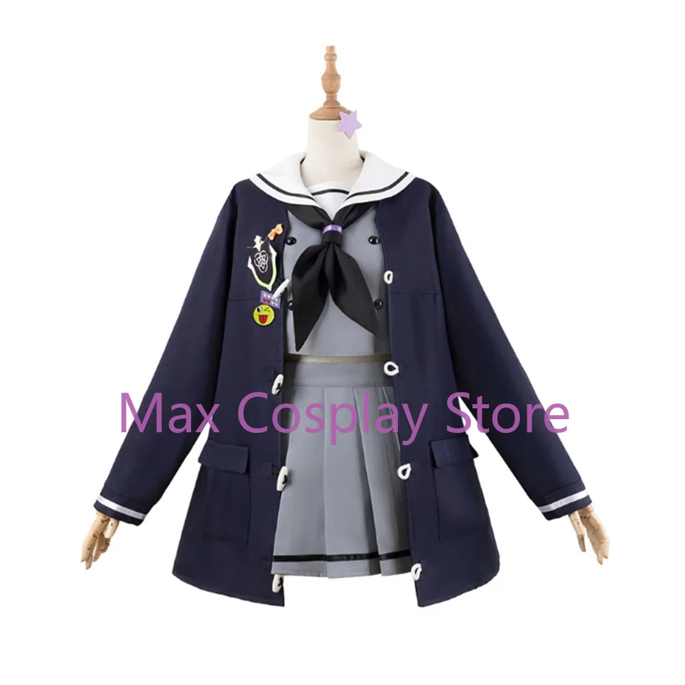 Max Cos Game Uzawa Reisa Cosplay Sailor Suit Anime Schoolgirl School Uniforms Halloween Clothing Customize