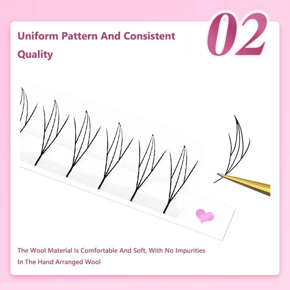 Kit de faux-cils en grappe à 12 rangées, Extensions de cils en vison, boucles simples C/D/CC, bande dessinée, outils de maquillage pour les yeux