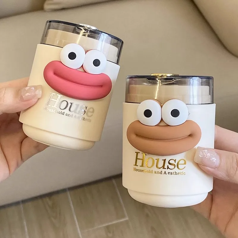 Ugly Cartoon Lips Toothpick Container Pop Up Dustproof Toothpick Box Home Table After-meal Gadgets