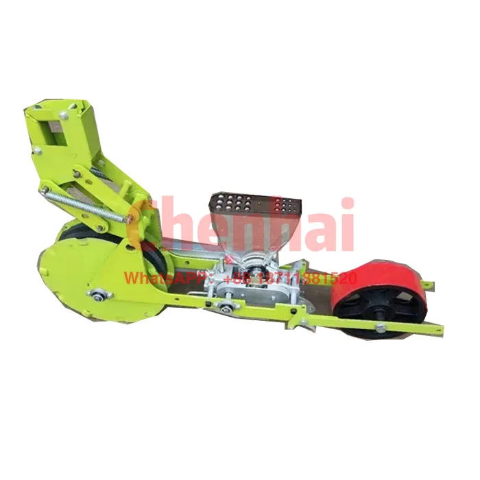 

Manual Hand Push Bean Seeder Mini Tractor Drive Vegetable Seed Planter Red Bean Seeder Machine
