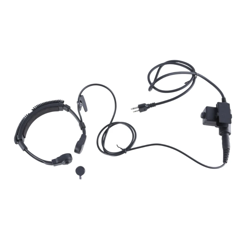 Air Tube Throat Vibration Mic Headsets Acoustics Tube Earpiece For IC-F4TR