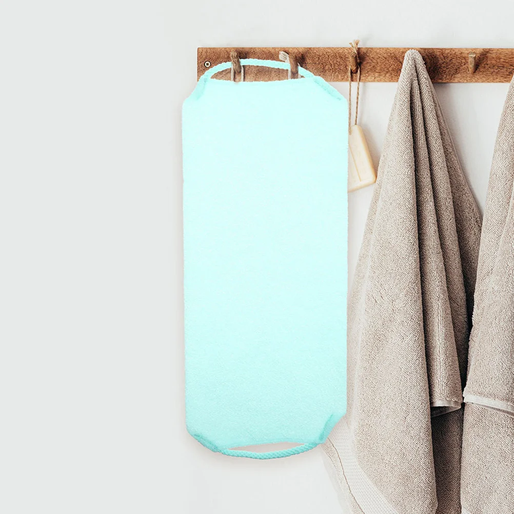 

2pcs Exfoliating Bath Towel Drawstring Back Scrubber For Shower Long Body Washing Cloth Rough Texture Bathing Supplies