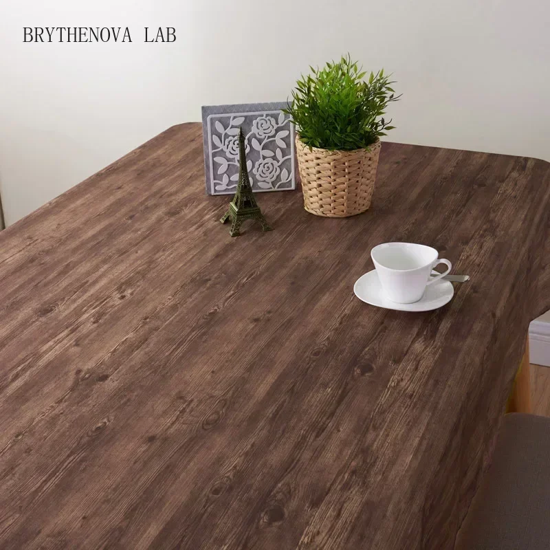 3D Printing Waterproof and Oil Resistant Rectangular Tablecloth Wooden Folding Home Tables Textiles Table Covers
