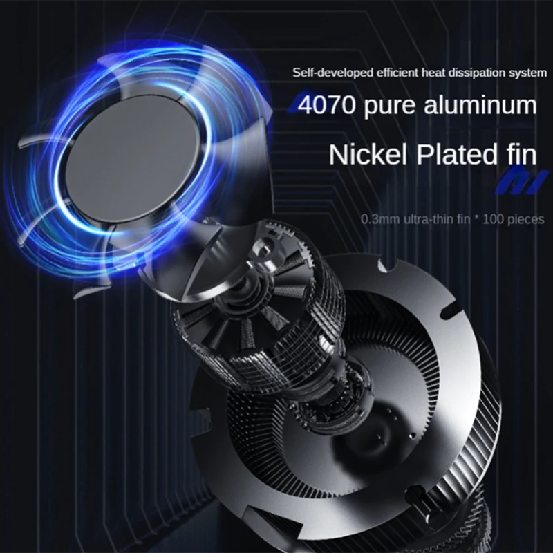 Flat Panel Cell Phone Radiator High Power Icing Radiator Cell Phone Cooling Artifact Speed Cold