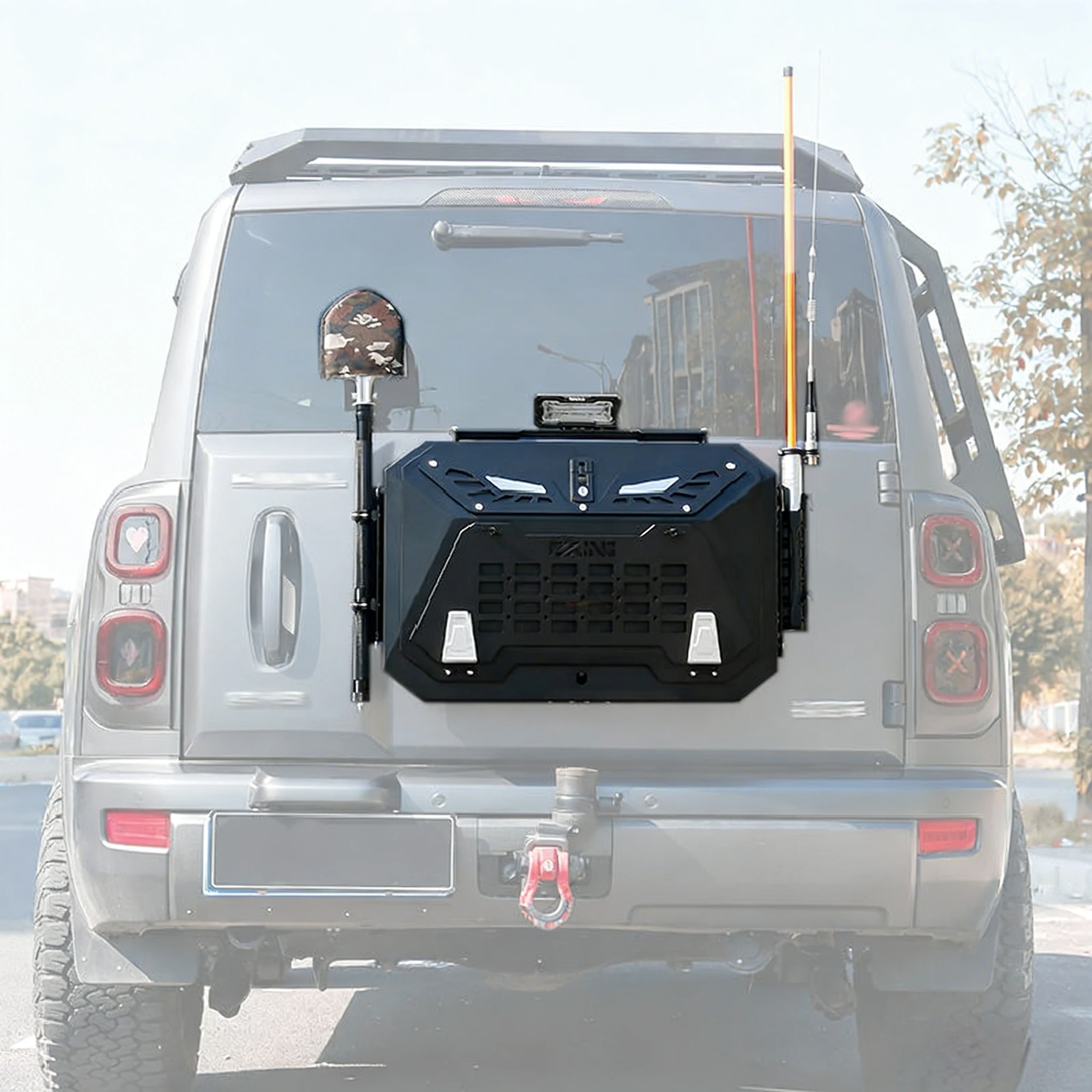 High Quality Car Modified Parts Multi Functional Extended Tailgate Toolbox Backpack for Haval H9 2025 Accessories