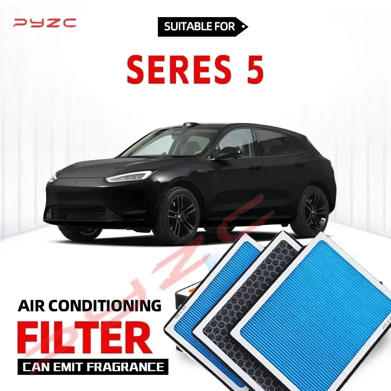 For Seres 5 Cabin Filter Air Filter Activated Carbon Air Conditioning Filter with Fragrance to Purify Car Cabin Air