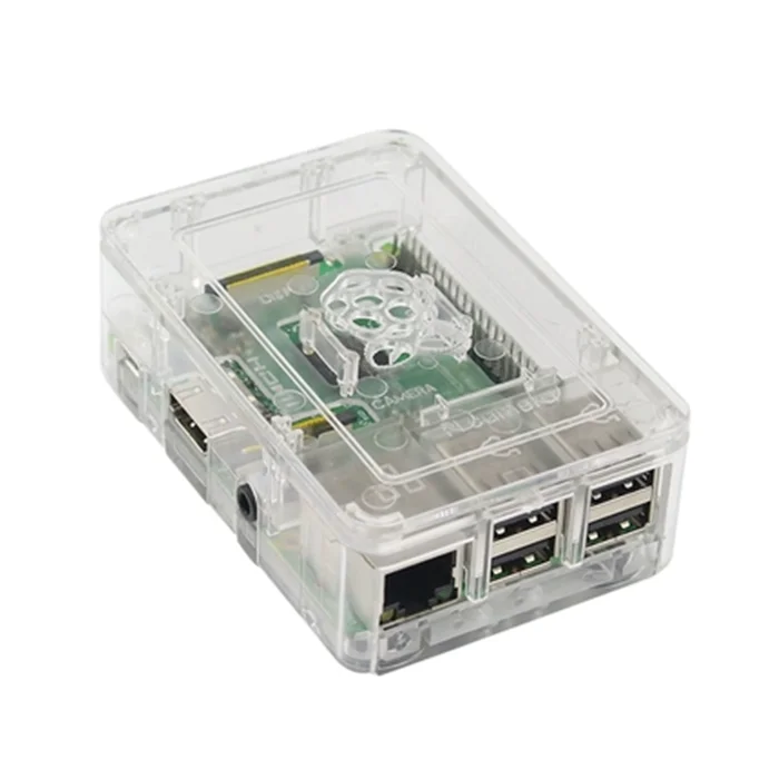 Raspberry Pi 4B Moldado Por Injeção ABS Shell, 3B +, Ventilador De Refrigeração De Plástico, Protetor