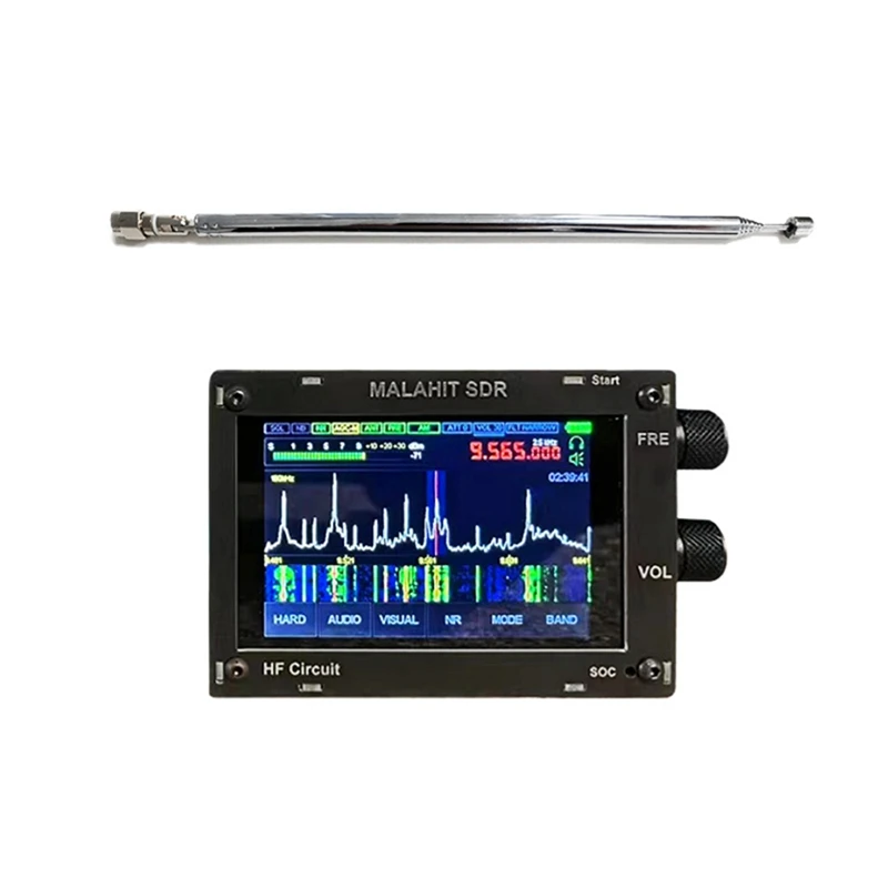 50K-250Mhz 400M-2Ghz SDR Pro Malachite Receiver All-Band Aviation Band Radio Receiver With Expansion Board