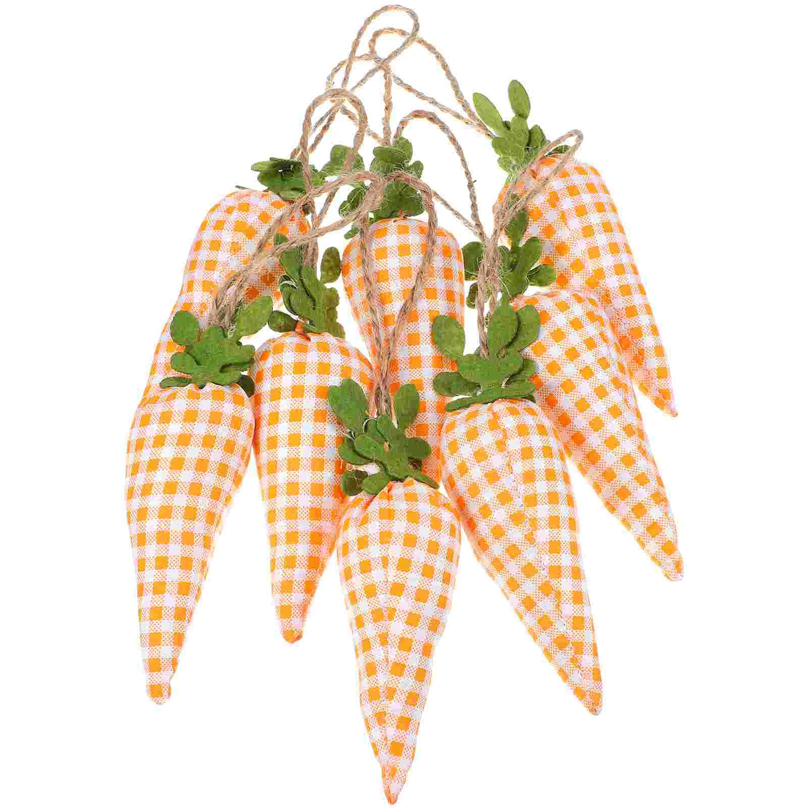 Easter Decoration Carrot Ornament Ornaments Greenery Banner Pendant Adornment Scene Material; Child