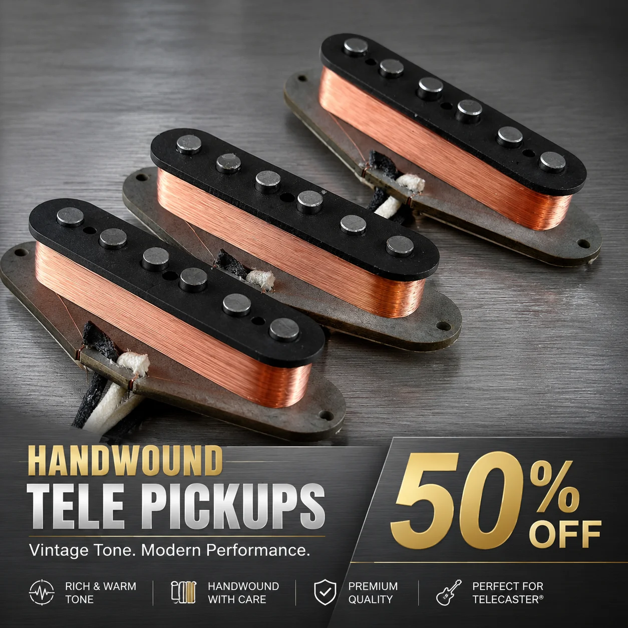 1969 Custom Strat Alnico V Pickup Set SSS Hand Wound Vintage Tone Single Coil Pair For Guitar Parts Accessories Classic Sound
