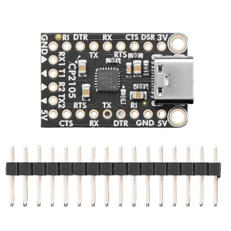 [B24B!】 Dual UART USB To Serial Module CP2105 6065 Friend Interface For Arduino/Raspberry Pi