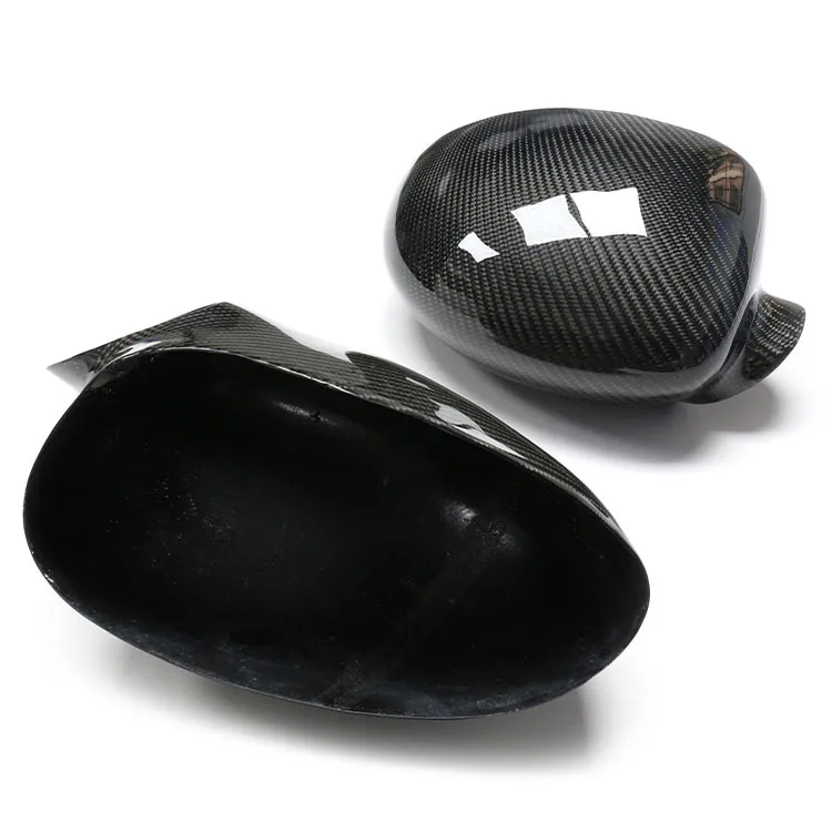 For BMW M3 E46 Carbon Fiber Rearview Mirror Housing Cover Exterior Mirror Shell Replacement Accessory