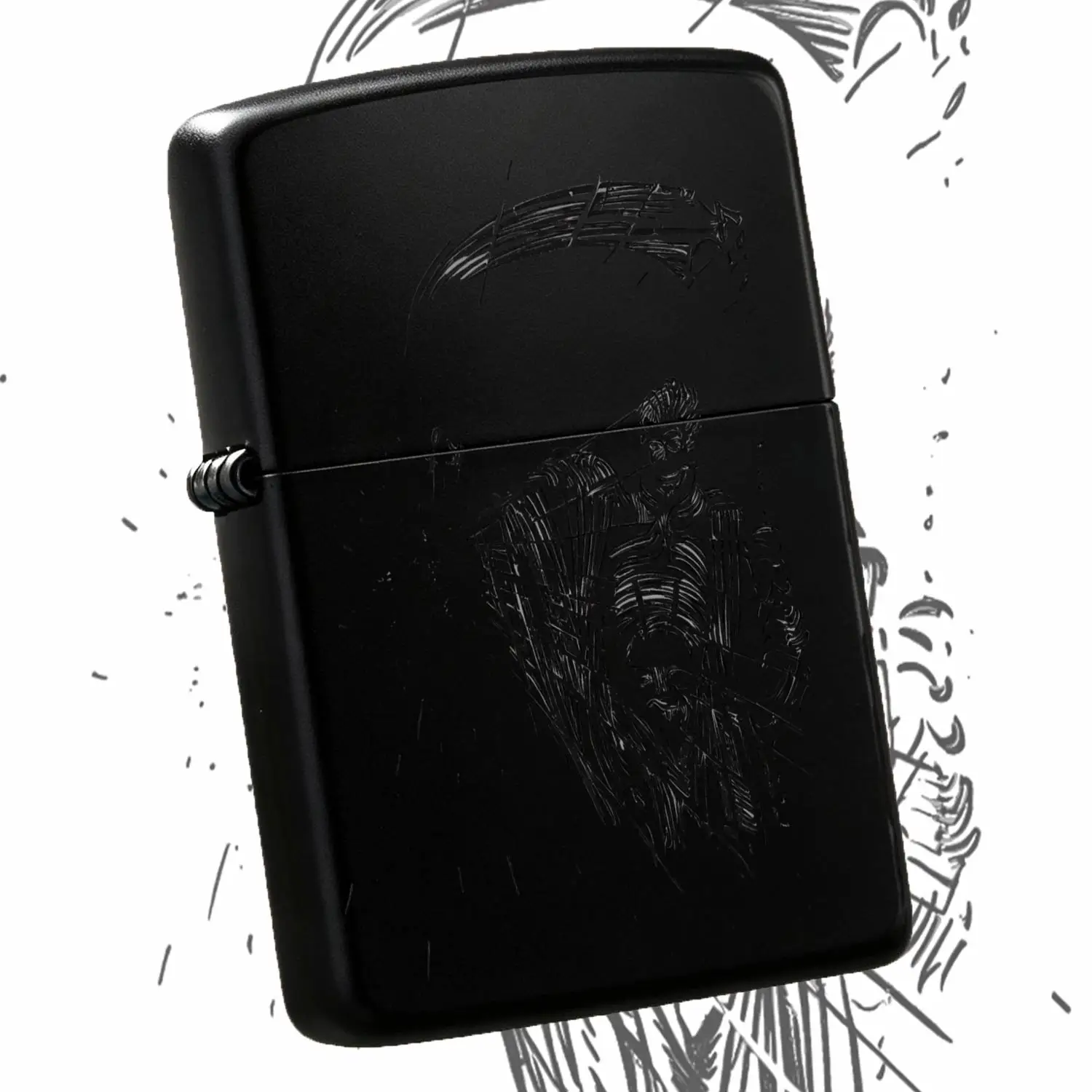 Creative Sketch Art Themed Portable Lighter, Trendy Line Illustration Unique Stylish Ignition Tool, Practical Multi-Scene Gadget For Outdoor Camping, Daily Use, Lighting Candles And Incense, Exquisite Artistic Small Ite A Humorous And Inter
