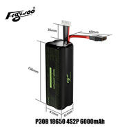 Flywoo Explorer Molicell P30B 18650 4S2P 6000mAh Lionpack Rechargeable Battery for RC Drones