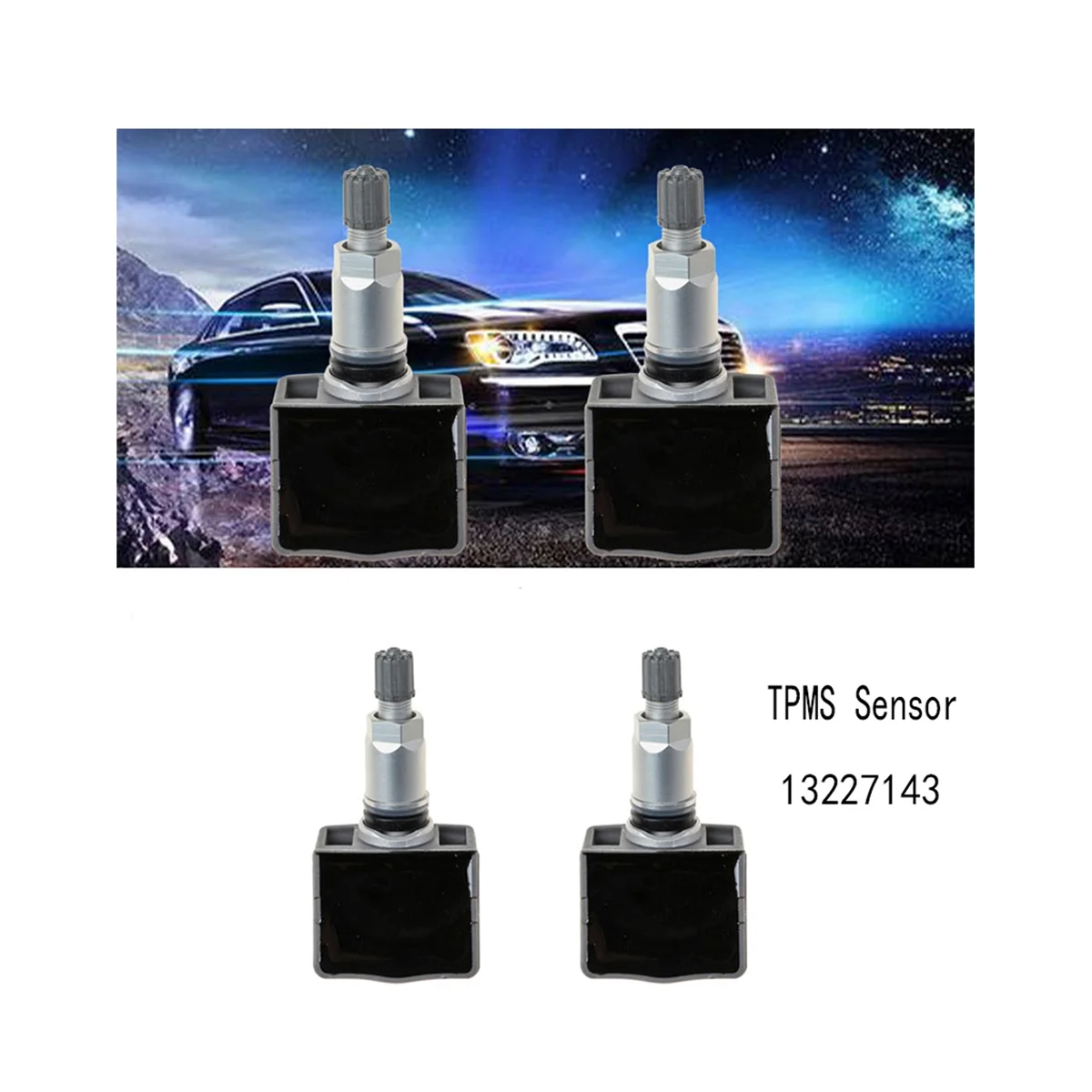 4PCS New Tire Pressure Sensor for GMC Saab 9-3 9-5 Chevrolet Volt Lotus Exige TPMS 43 HZ TPMS Sensor 13227143