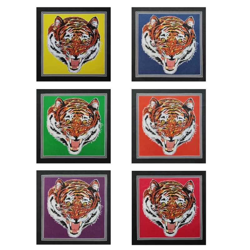 Pattern Bandana Head Scarf Turbans for Women Male Soft Headscarf Turbans Dropship