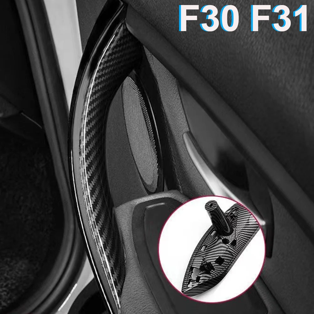 

For BMW 3 Series F30 F80 F31 F32 F33 F34 F35 F36 2013-18 Interior Door Pull Handle Inside Panel with Cover Trim Auto Asseccories