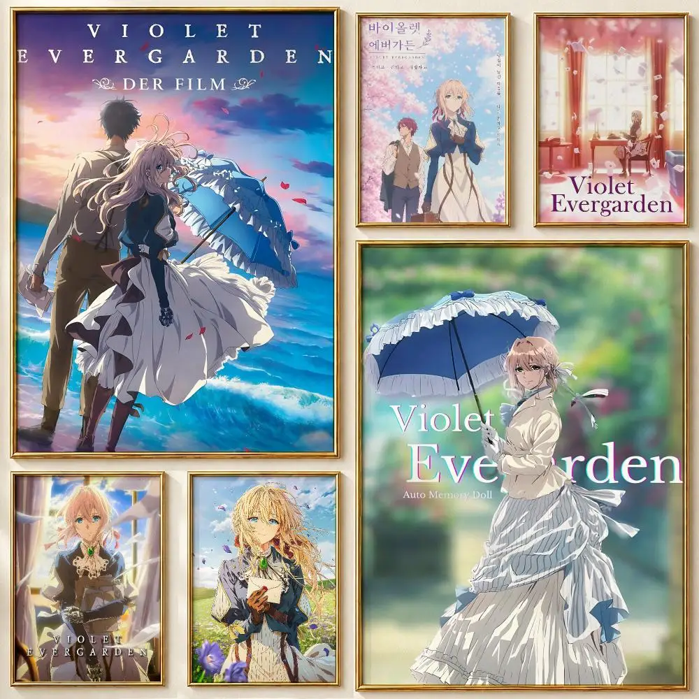 V-Violet R-Evergarden Poster HD Print Wall Art for Bedroom Living Room Office Bar Home Decor Aesthetic Print