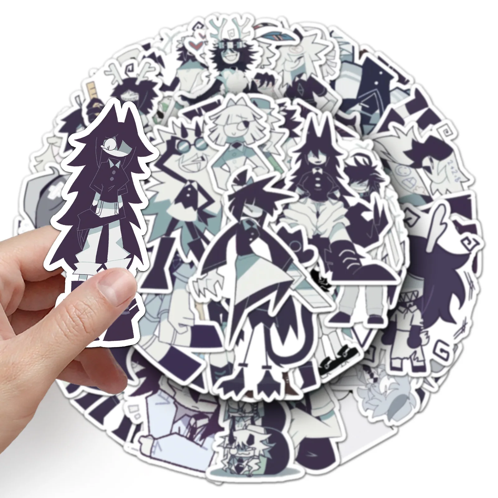 

10/50PCS New Fundamental Paper Education Horror Game Sticker cartoon Graffiti Decals Toys DIY Skateboard Glasses Case Laptop