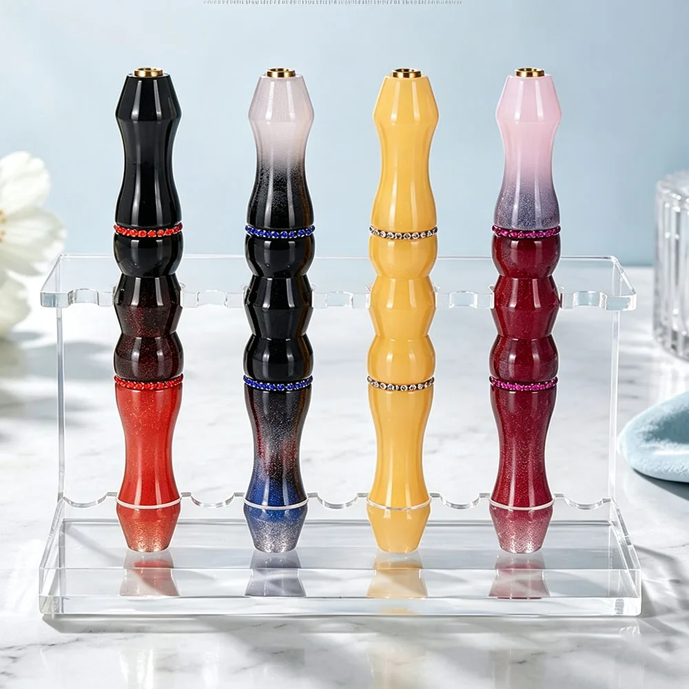 New DIY Handmade Resin Diamond Painting Pen With Diamond Mix Color Ergonomic Design Comfortable Grip Diamond Embroidery Tool