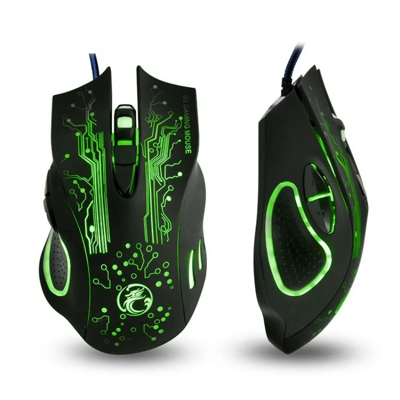 X9 3200DPI E-Sports Wired Gaming Mouse LED Optische 6D Mute USB Für PC Computer Laptop