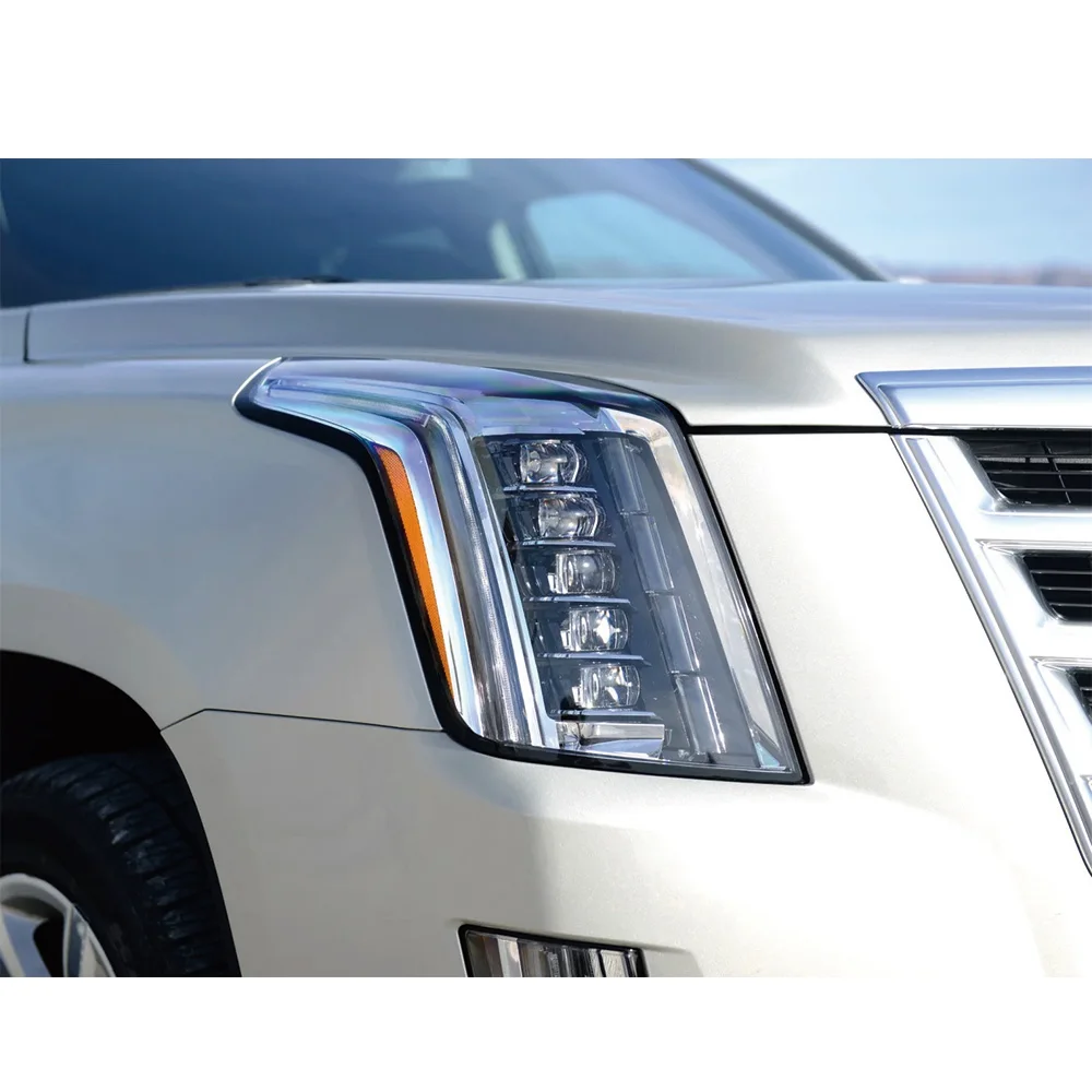 For Cadillac Escalade 2015 2016 2017 2018 2019 2020 front Car Headlight Cover Lens Shell Lampcover Lampshade Headlamp housing