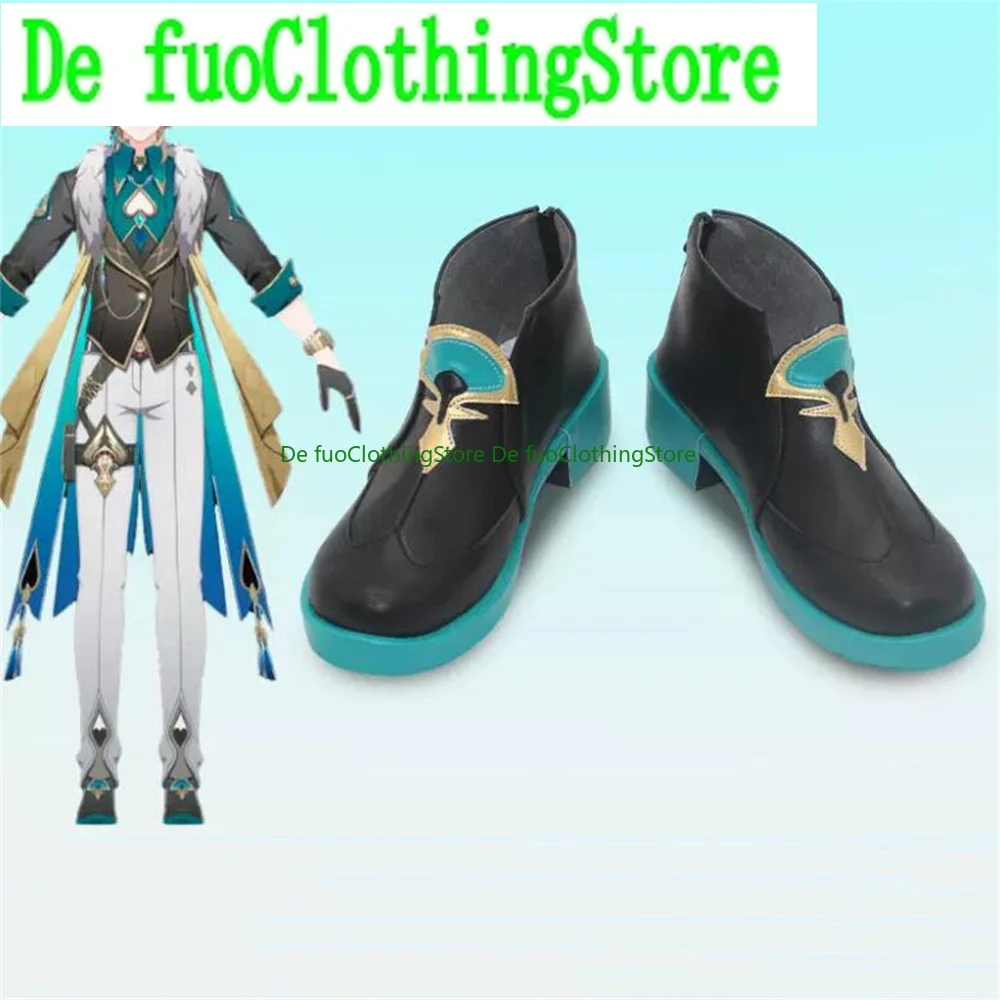 Aventurine Honkai Impact Honkai: Star Rail Cosplay Shoes Boots Christmas Game Anime Halloween DefuoClothing Shoes Store