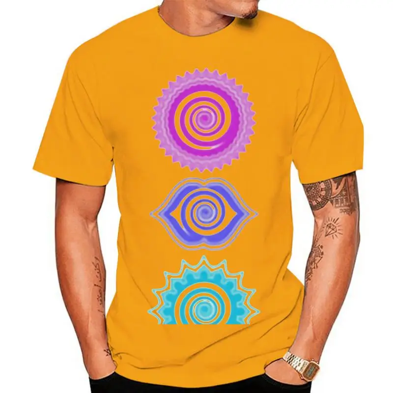 7 Chakras T Shirt Spiritual Meditation Zen Om Buddhism Stones Energy T-Shirt Men 2024 Summer Cheap Sale Pre-Cotton T Shirt