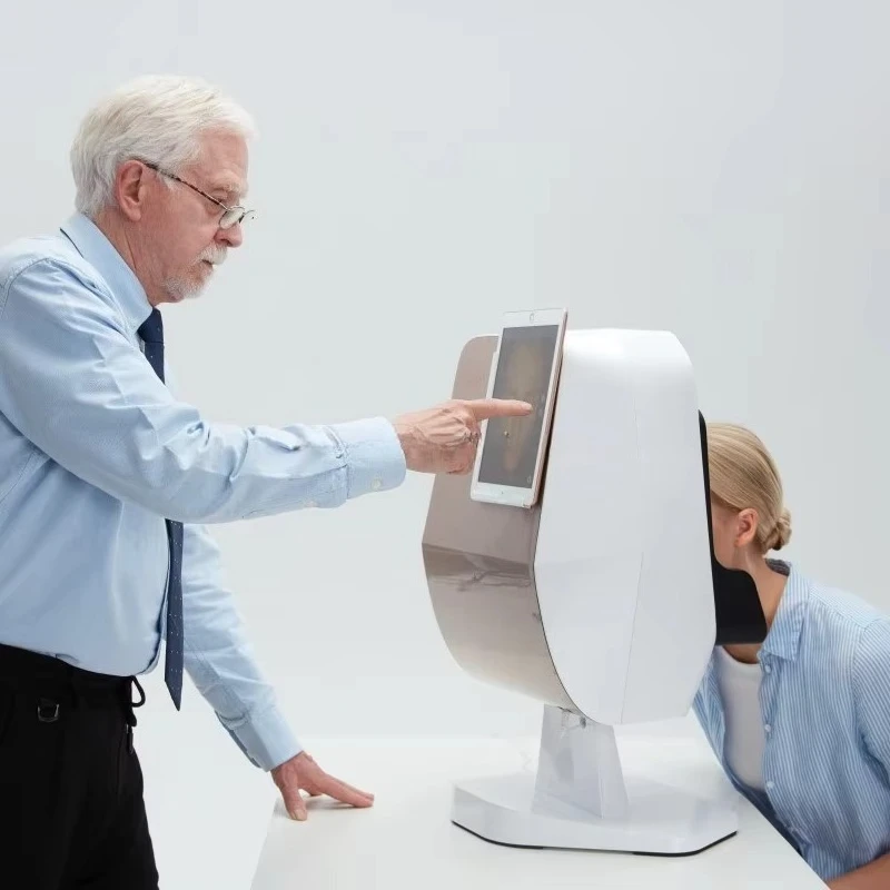 ベストセラーAIテクノロジー皮膚科スキンアナライザー携帯型家庭用顔分析機EU JP ZA対応美容機器