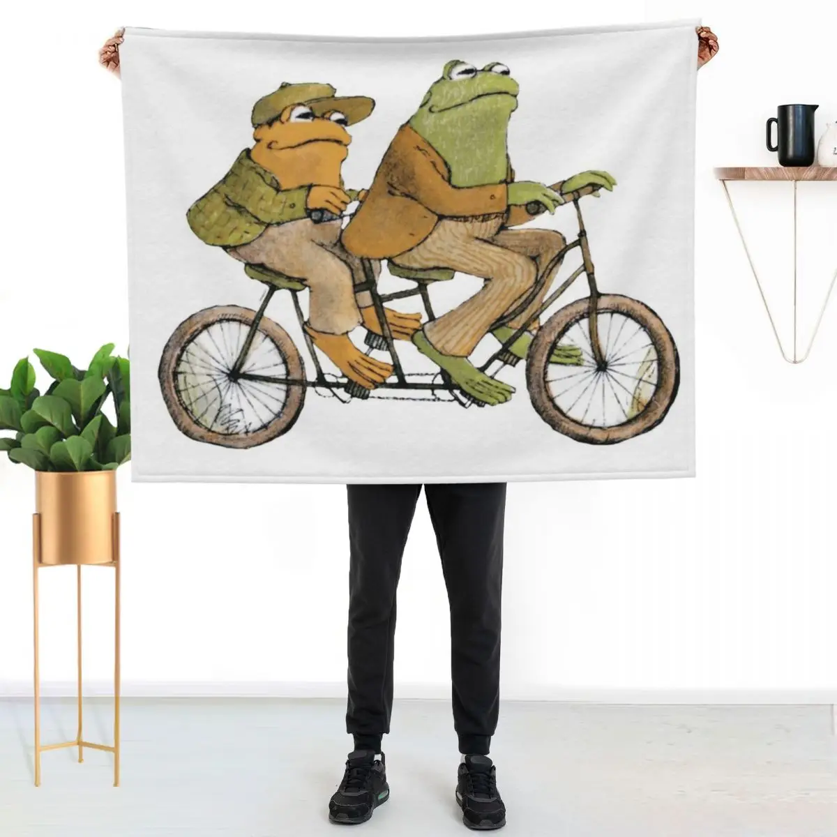 frog and toad Throw Blanket Soft Plush Blanket as Housewarming Gift