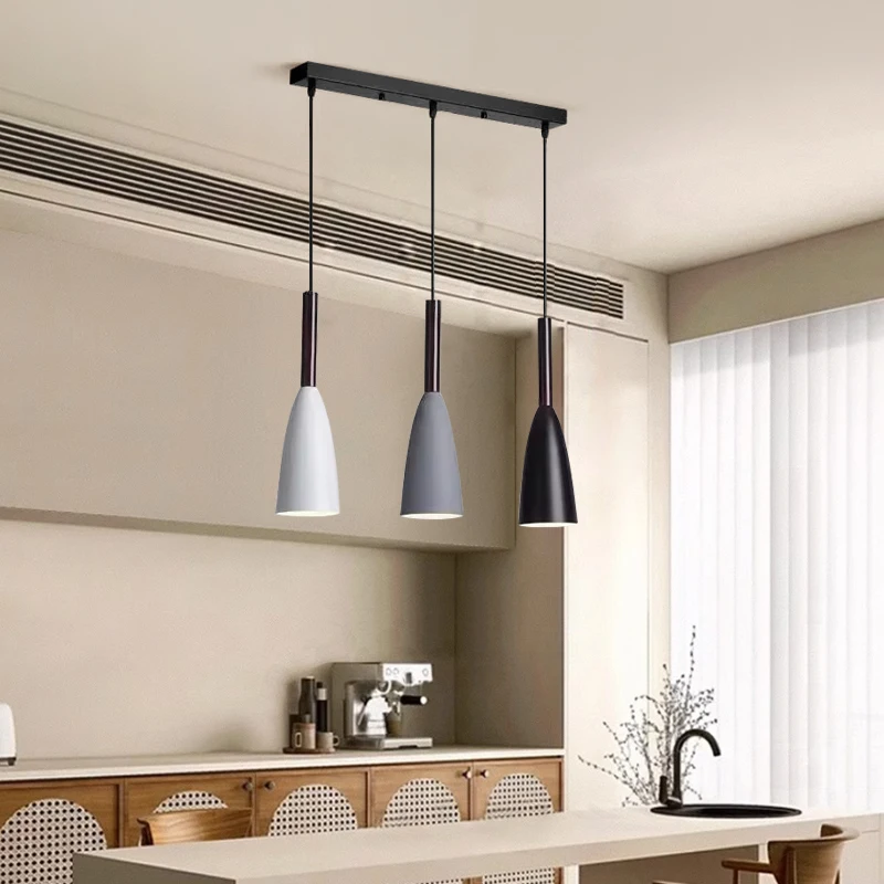 Nordic minimalist modern E27 pendant light restaurant bar counter kitchen bedroom corridor shop window chandelier