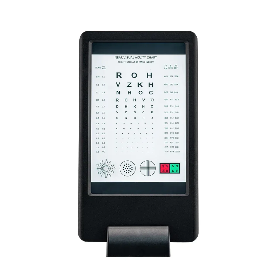Rechargeable 30cm Near Vision Tester CP-37C Chart AC Adapter Included Good Price Double Side Display Letter And Tumbling E