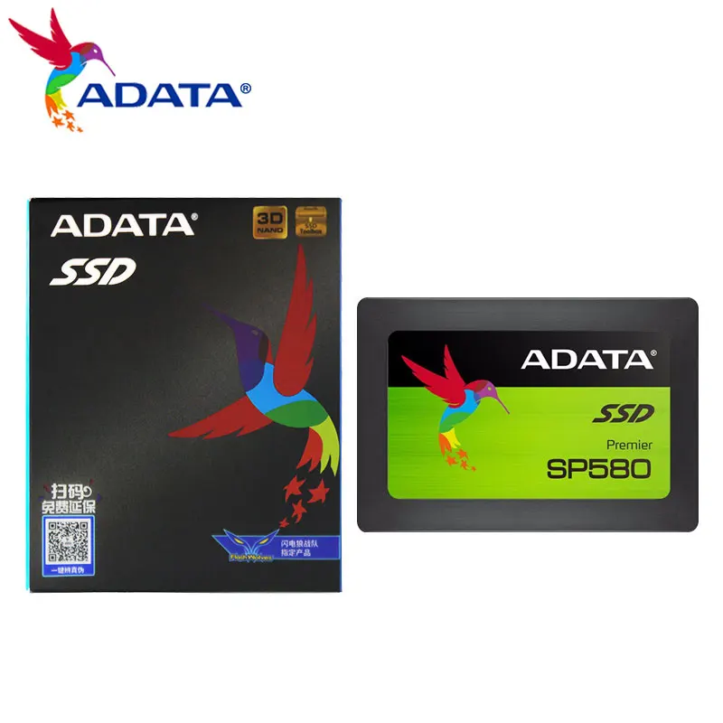 ADATA Premier SP580 SSD محرك أقراص الحالة الصلبة 2.5 بوصة محرك الأقراص الصلبة الداخلي لأجهزة الكمبيوتر المحمول سطح المكتب 120 جيجابايت 240 جيجابايت 480 جيجابايت 960 جيجابايت SATAIII القرص الصلب