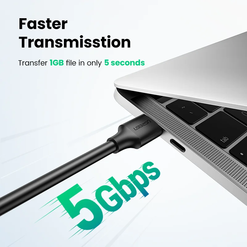 Ugreen USB to USB Extension Cable Type A Male to Male USB 3.0 2.0 Extender for Radiator Hard Disk TV Box USB 3.0 Cable Extension