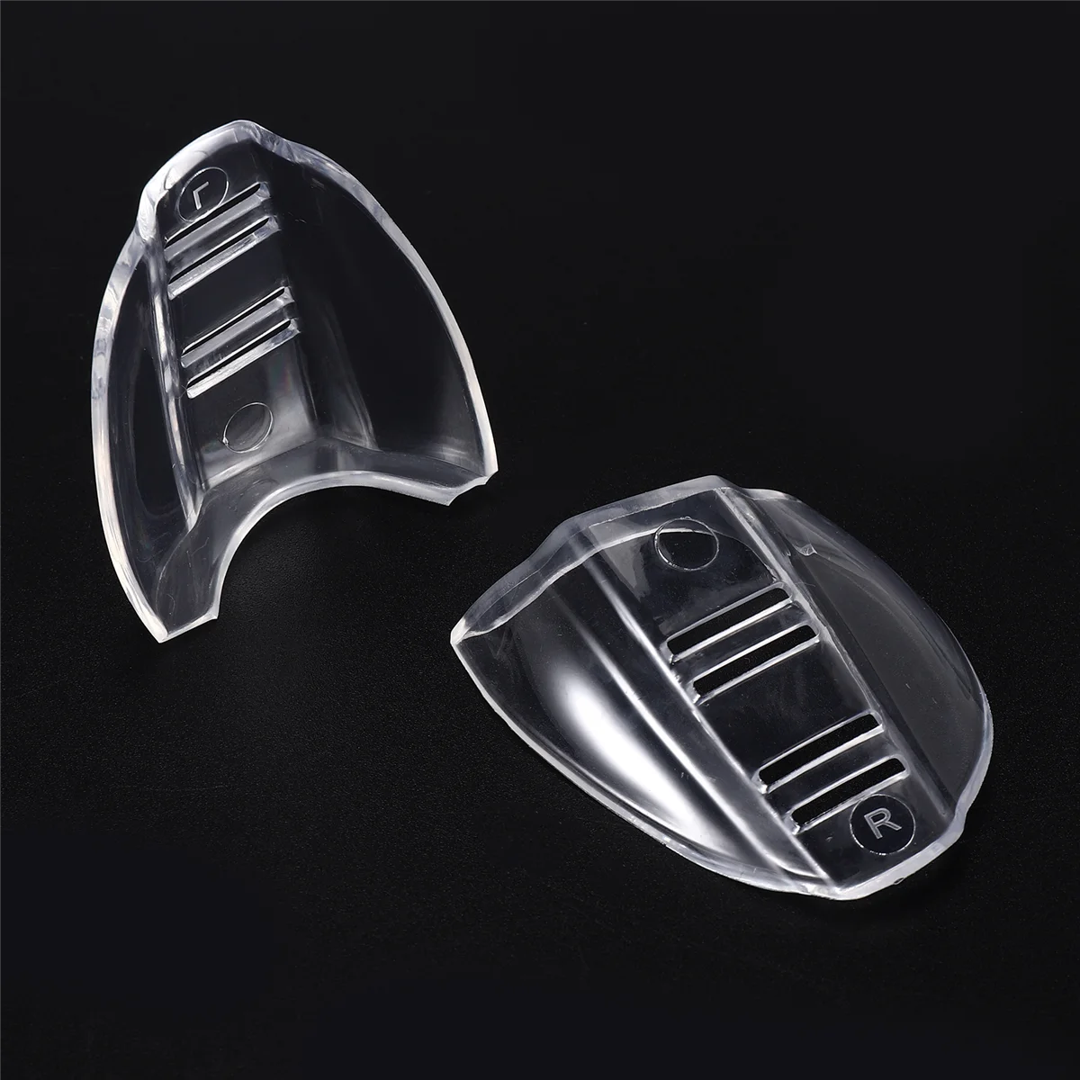 

B24A 8 Pairs Safety Eye Glasses Side, Slip on Clear Side Shield for Safety Glasses- Fits Most Eyeglasses(M-L)