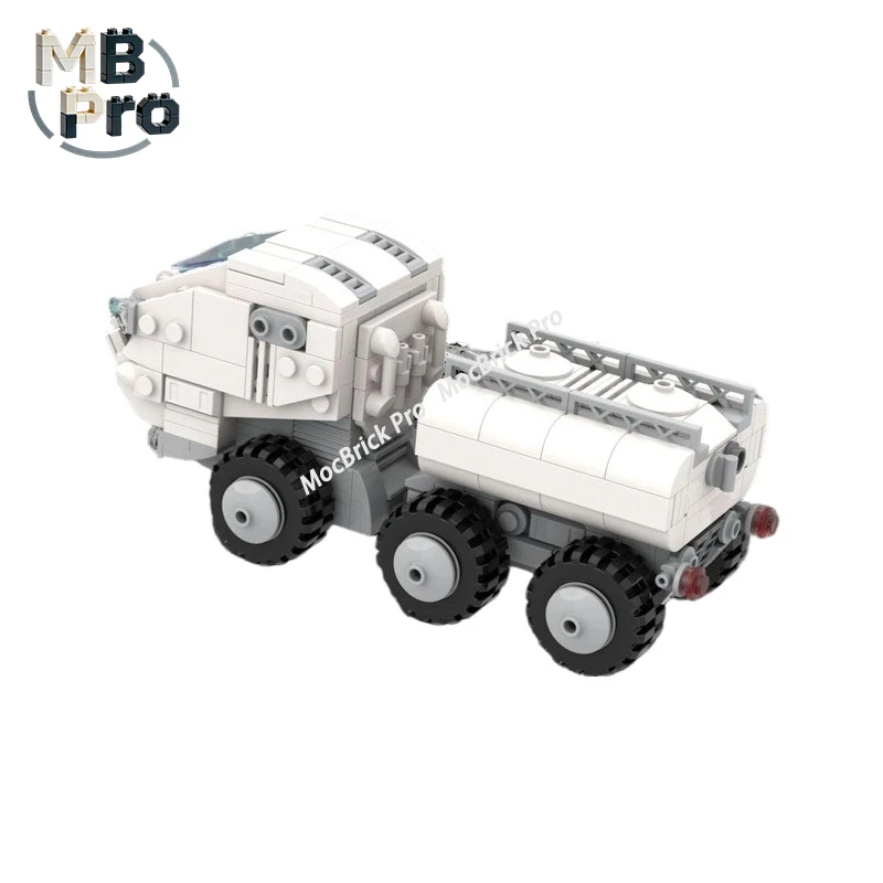 6-Wheel Moon Rover Building Blocks 6x6 Moon Rover Model DIY Assembly Mini Blocks Creative Toy Gift for Space Enthusiasts