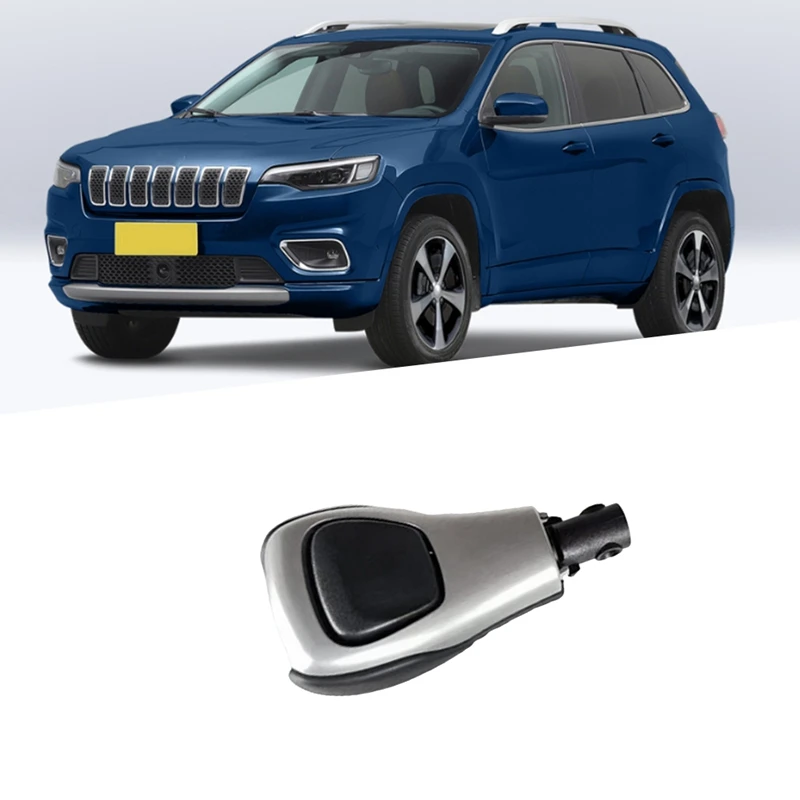

Ручка переключения передач с хромированным зажимом для Jeep Cherokee 2014-2018, ручка переключения передач, рычаг переключения передач, ручной мяч 53211213, 53211214, детали