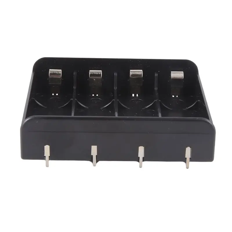 4X 21700 Battery Holder Storage Box Case ABS Fireproof Power Bank Cases Slot Batteries Container With Shrapnel