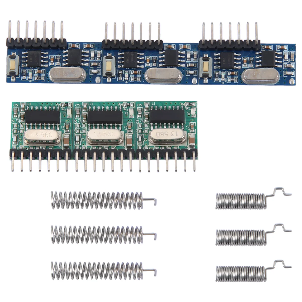 Wireless RX480E-4WQB 433Mhz RF Module Transmitter and Receiver 3 Sets 4 Channel Output Link Kit for Remote Control