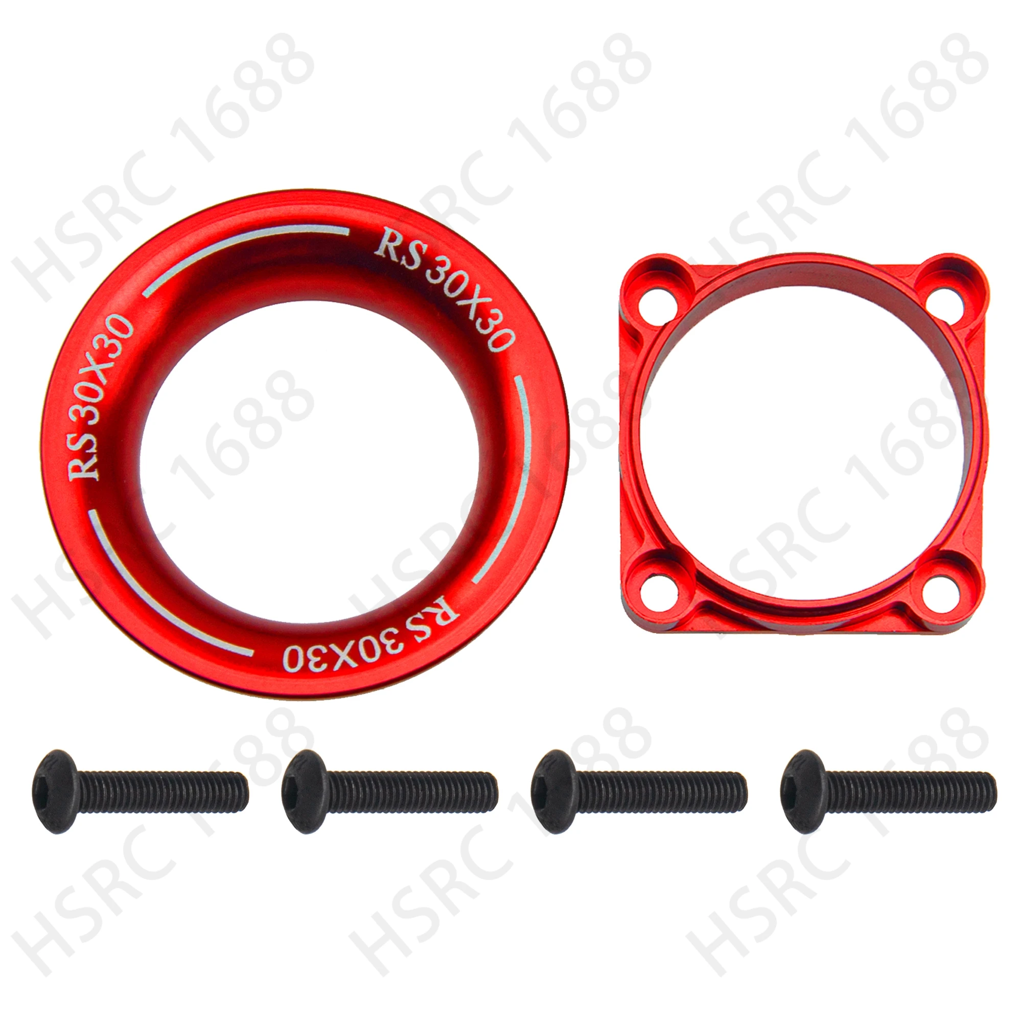 Metalen Motor ESC Koelventilator Cover Luchtinlaatkanaal 3010 voor 30mm? 0mm 540 550 Motor Fan voor 1/8 1/10 1/12 RC Auto Vrachtwagen