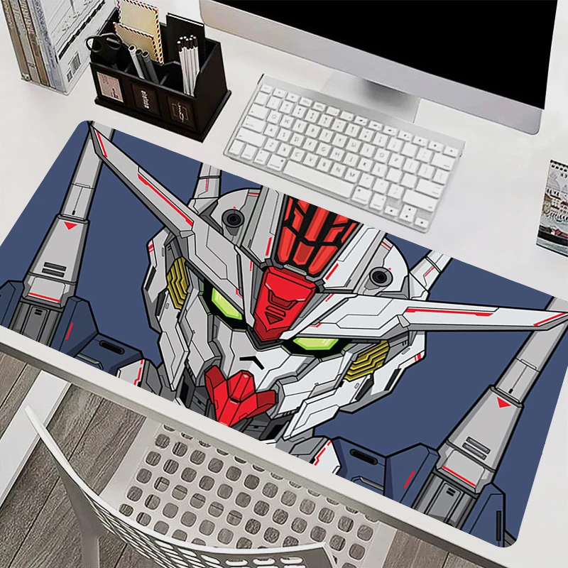 

Mousepad Gaming Mouse Pad PC Accessories Non-slip HD Mechanical Warrior Gundam Keyboard Pad Large Desk Mat Rubber Extended Pad