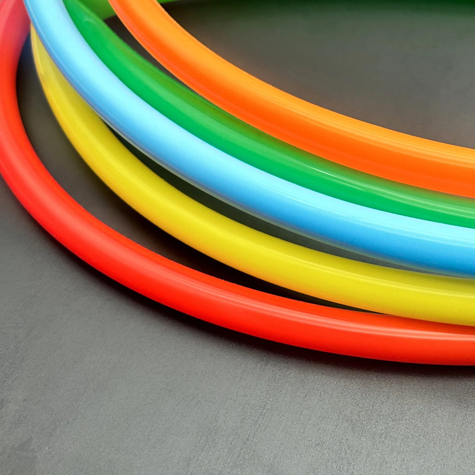 Food grade colored silicone tube ID 2 3 4 5 6 8 10 12mm environmentally friendly, odorless experimental instrument guide tube