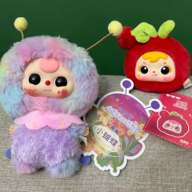 Genuine Stock Baby Three Elf Plush Blind Box Kawaii Doll Backpack Pendant Decor Ornament Trendy Toy Surprise Girls Kids Gift - Image 3