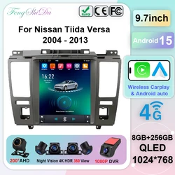 Wireless Carplay Android 15 Vertical Screen 9.7