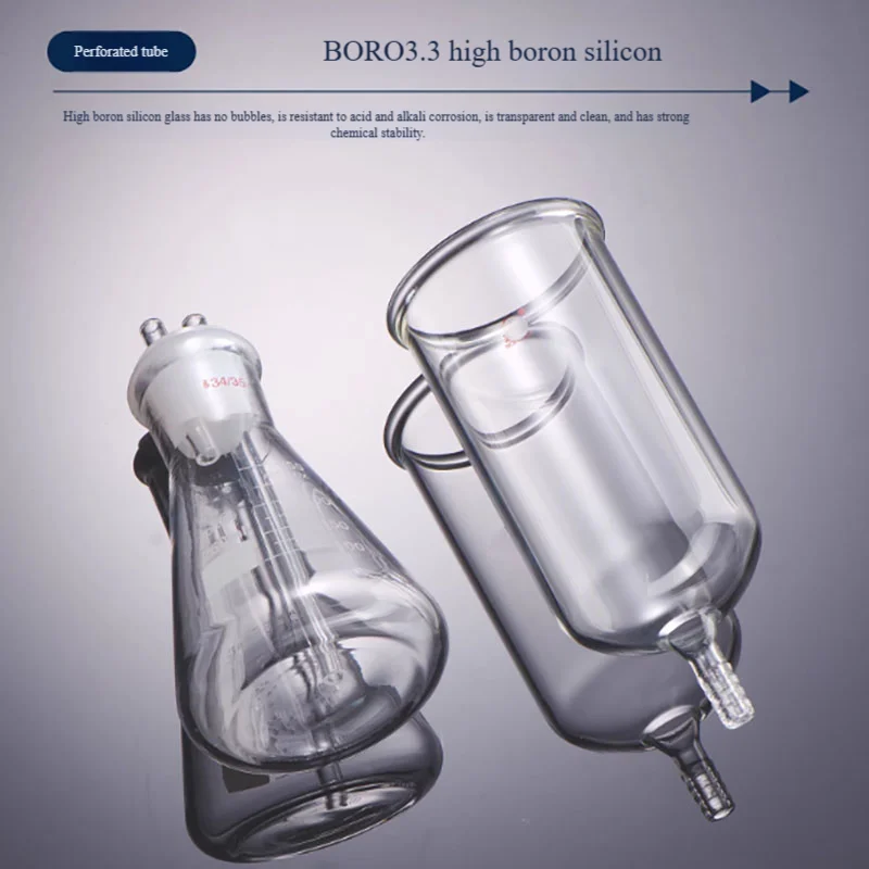 Soil infiltration cartridge Chinese herbal medicine infiltration method infiltration cartridge with silicone cover high borosili