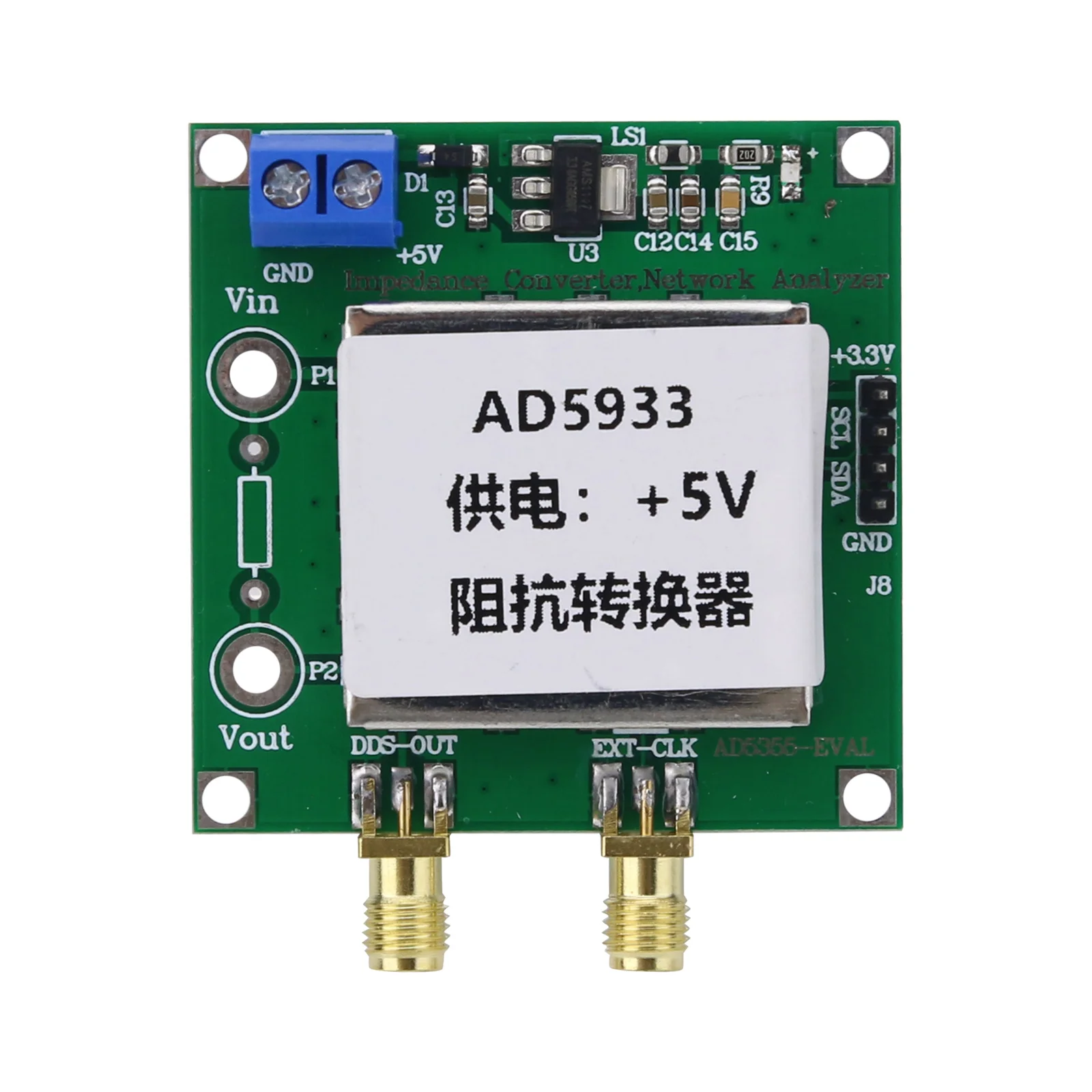 NEW AD5933 Impedance Converter and Network Analyzer Module with 1M Sampling Rate and 12Bit Resolution