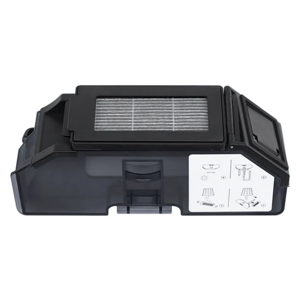 1PC Plastic Dust Box Efficient Dust Containment Dust Container For Ecovacs For Deebot T50 / T50 PRO Vacuum Cleaner Spare Parts
